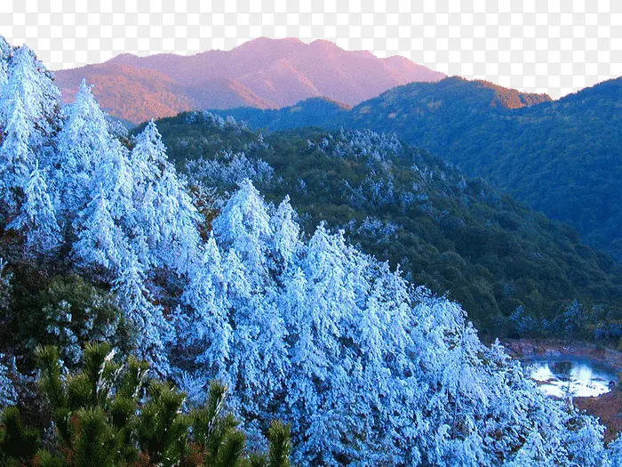冬季九仙山风景区