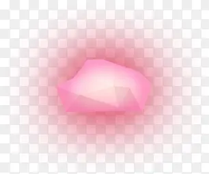 粉色不规则立方体元素