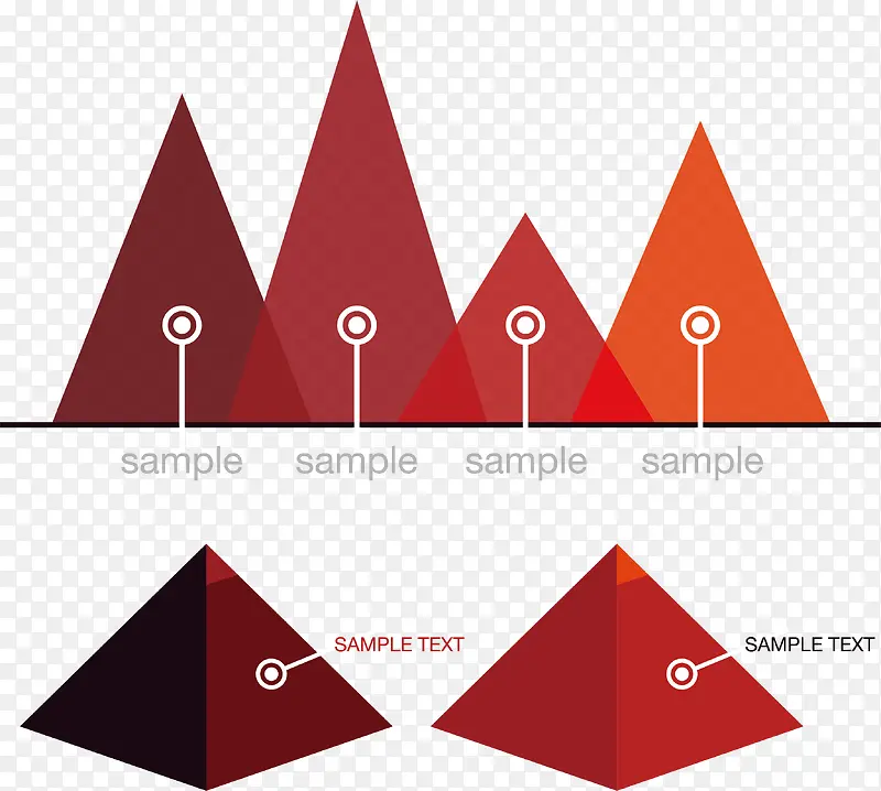 三角几何信息图表