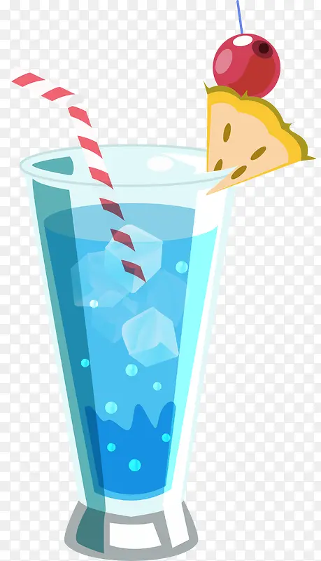 卡通手绘夏天冷饮插画装饰