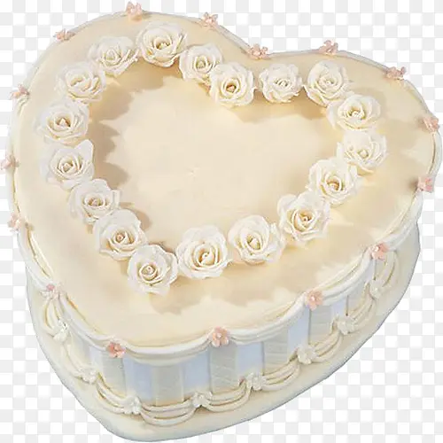 玫瑰花装饰蛋糕