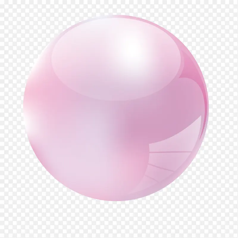 粉色的珍珠荧光矢量素材