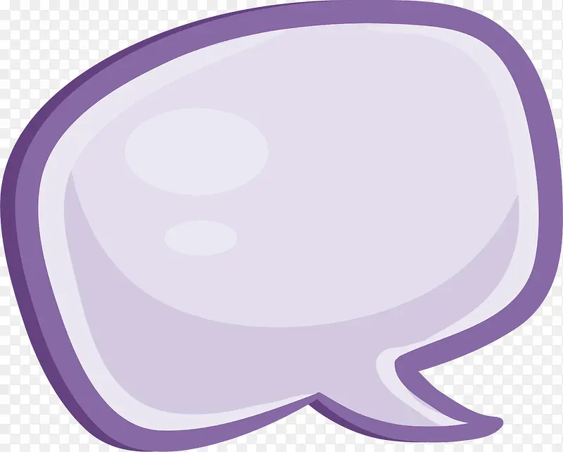 矢量图紫色对话框