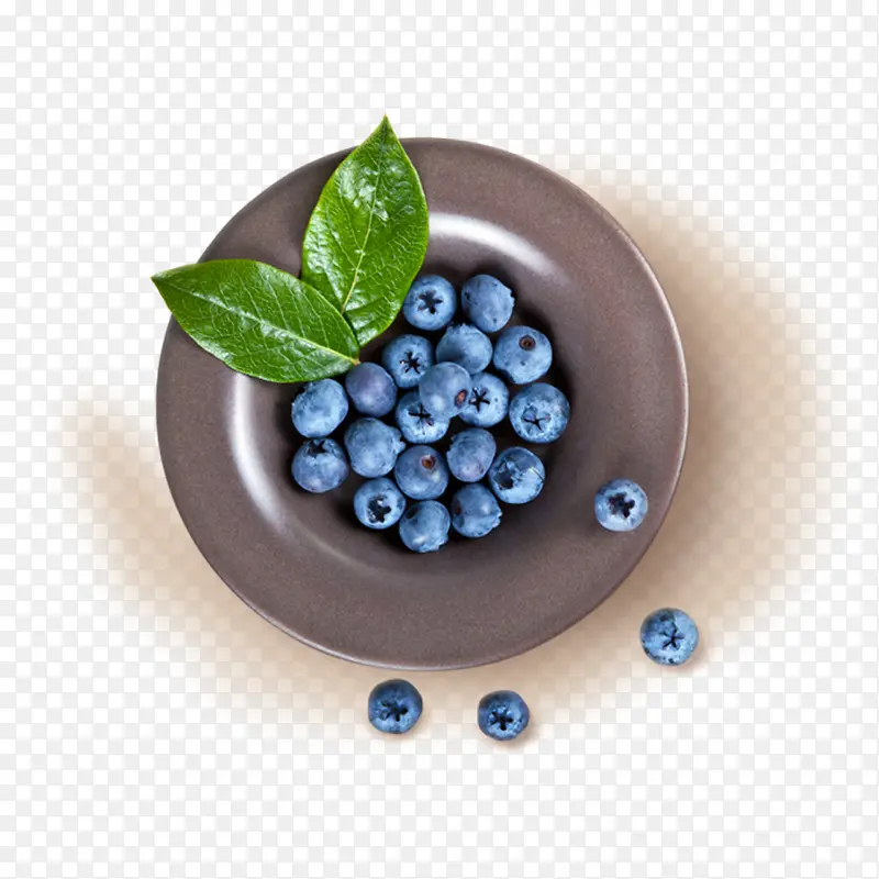 蓝莓果实碟子食品