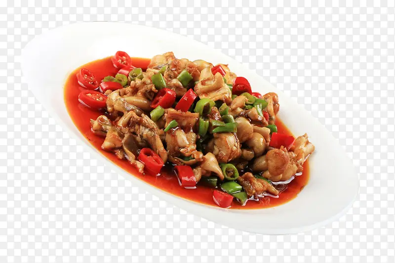 小炒米椒泡椒牛蛙