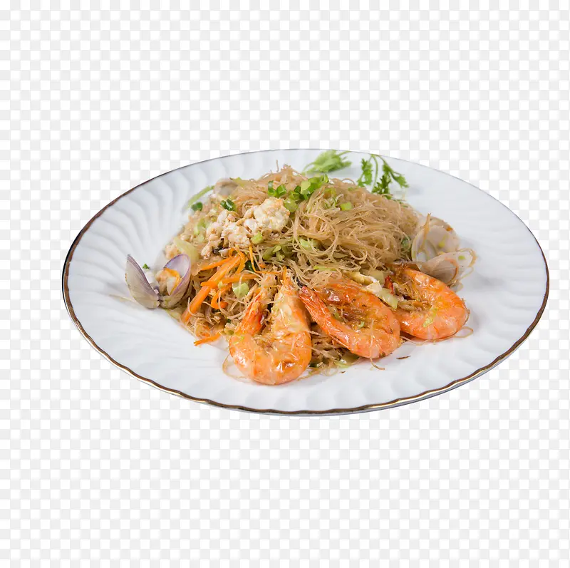 产品实物美食炒米线