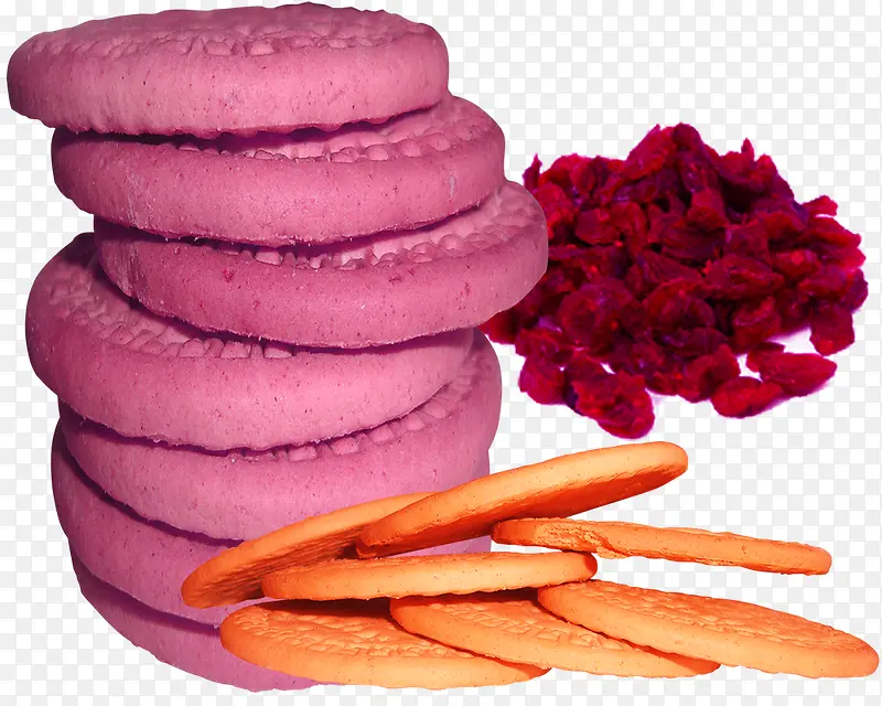 紫薯饼美食素材