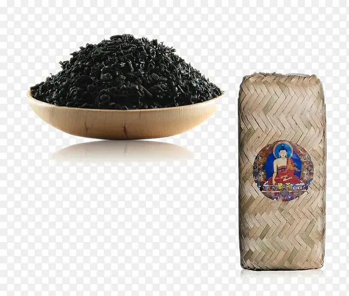 中国黑藏茶png