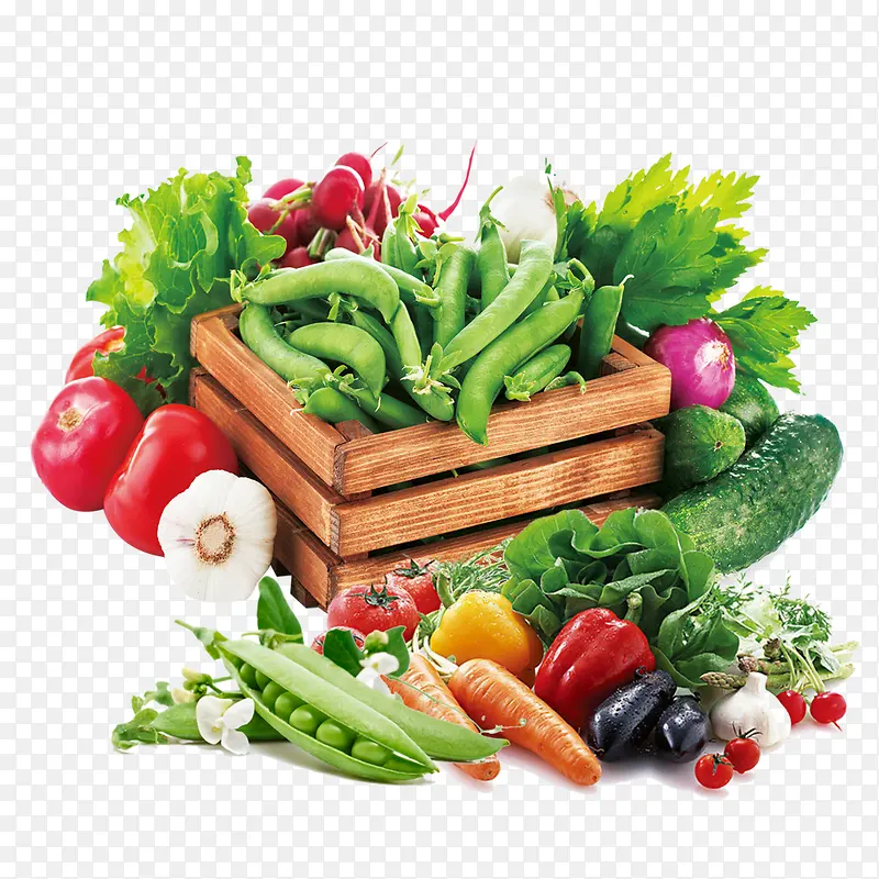 一堆蔬菜