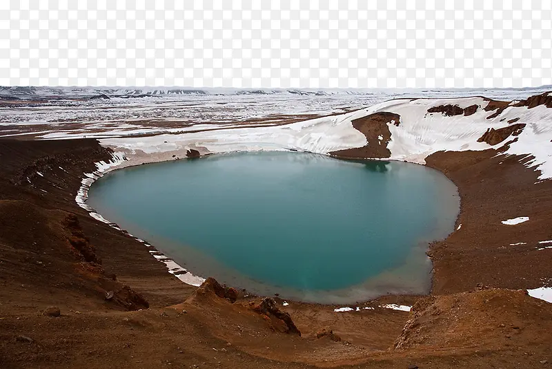 冰岛唯美米湖
