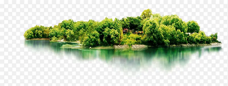 素材中国公园湖风景