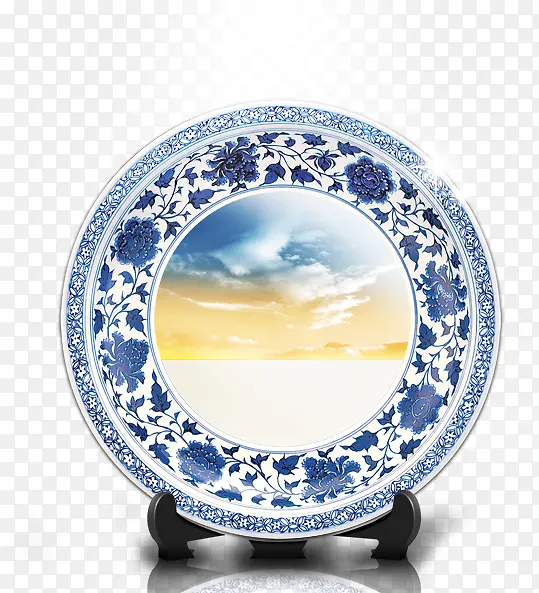 古典陶瓷盘子