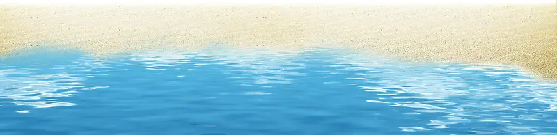 蓝色大海金色沙滩
