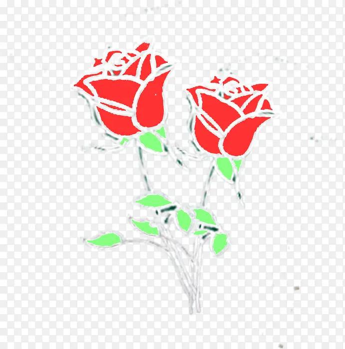 水彩渐变红色的玫瑰花设计老师您辛苦了