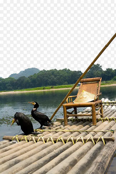 躺椅和木筏