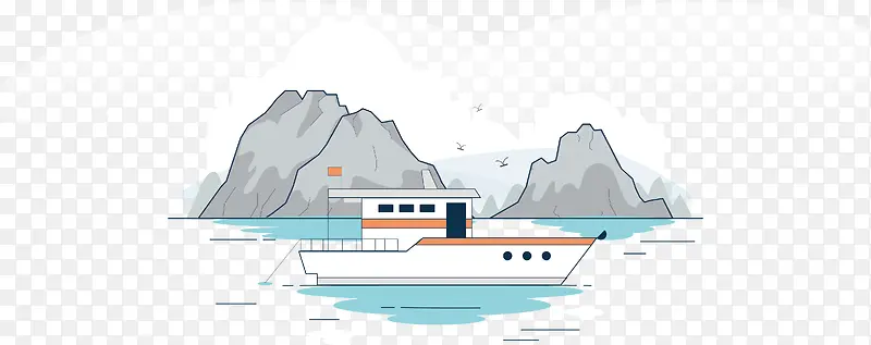 青山绿水扁平化