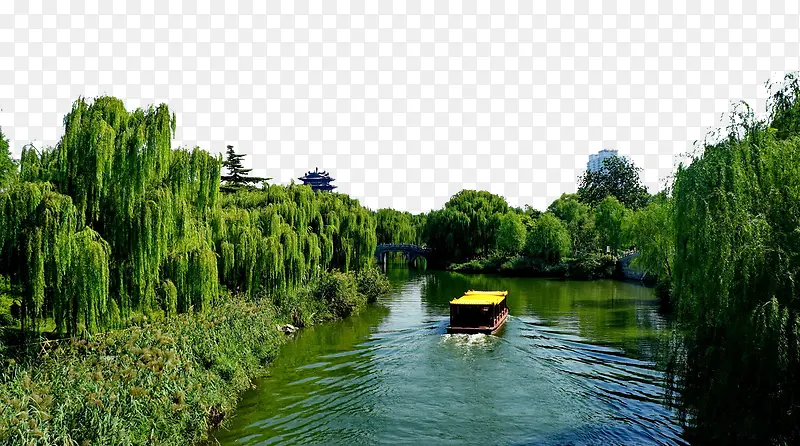 大明湖景色