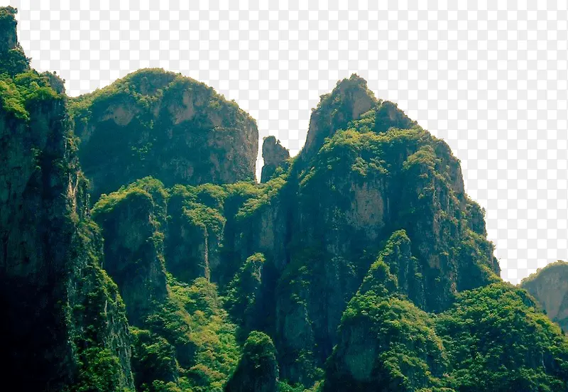 太行山脉风景图
