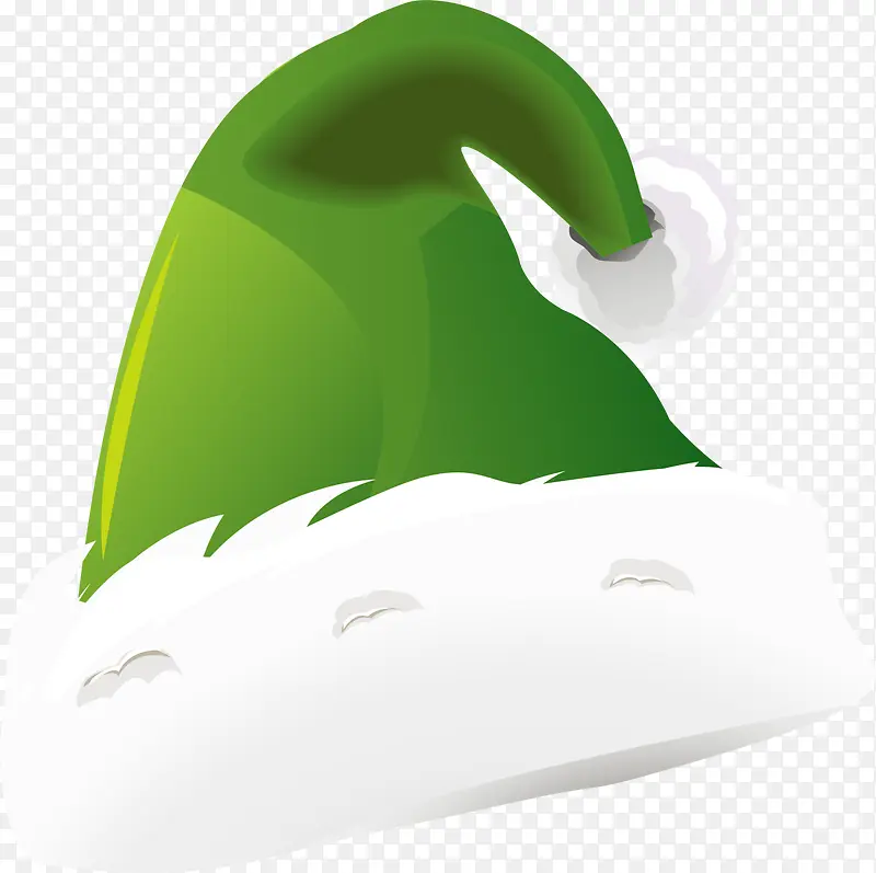 圣诞节绿色圣诞帽