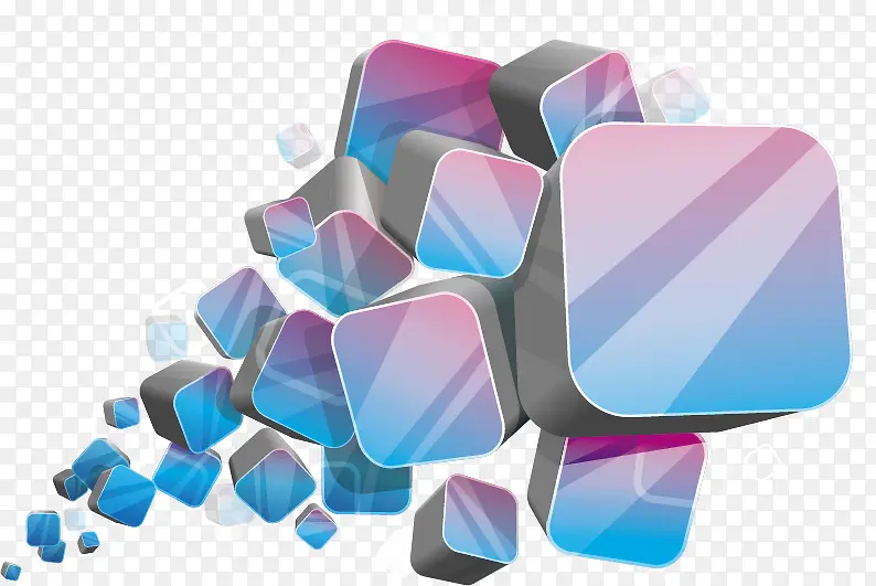 适量立体矩形组合