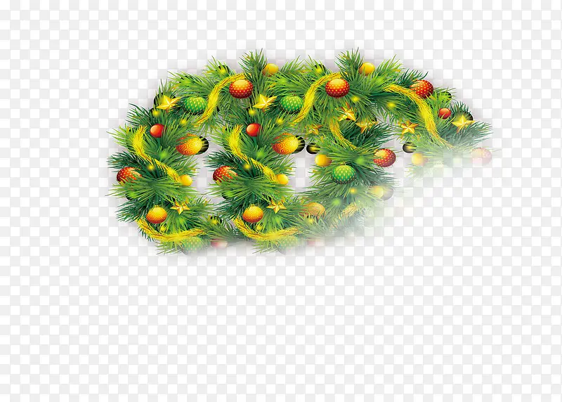 松子，松果，圣诞节装饰植物