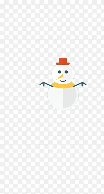 扁平雪人
