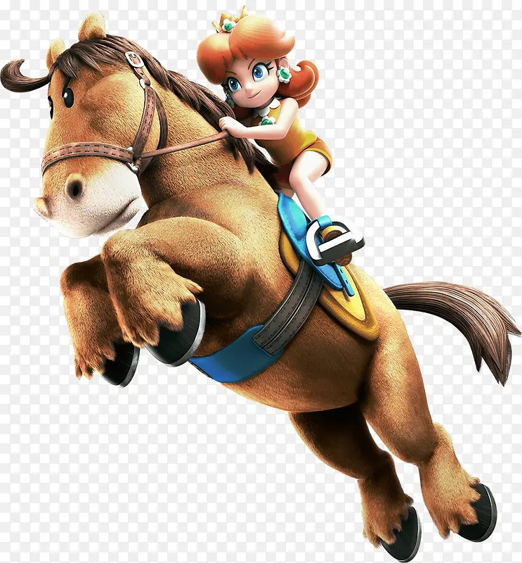 骑着马的小女孩