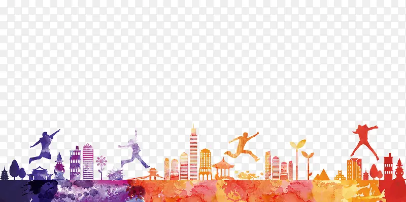2018年城市跨越图标下载