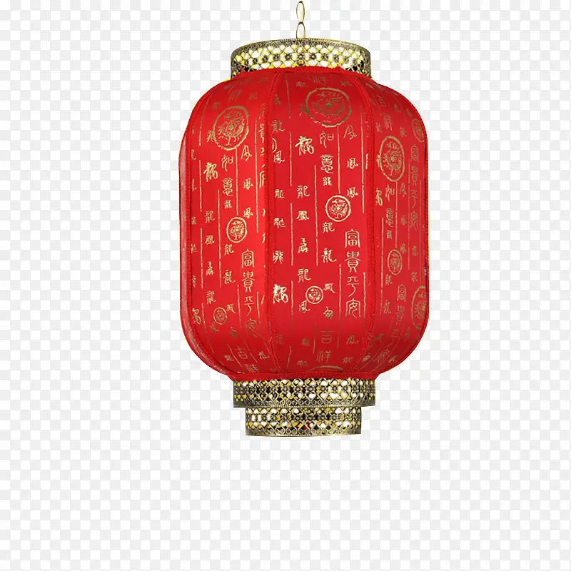 红色花纹灯笼