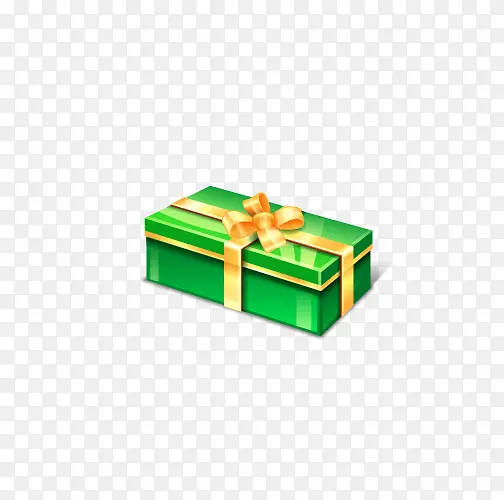 绿色的礼品盒