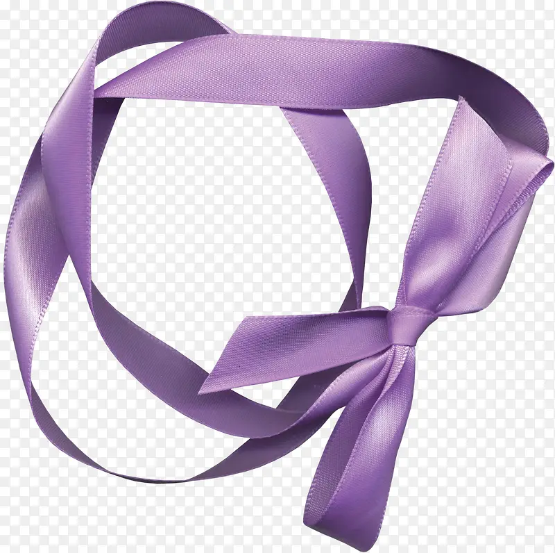 彩带丝绸紫色