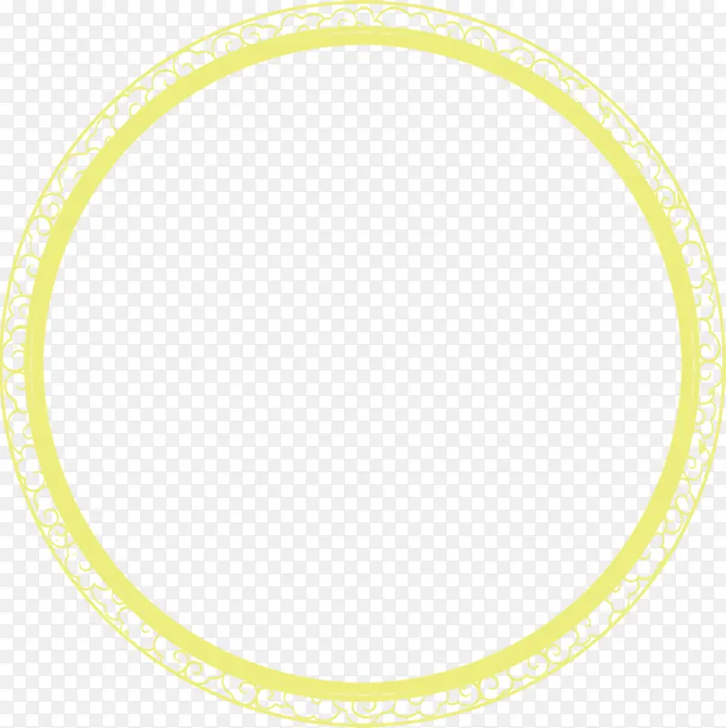 黄色圆形屏风背景
