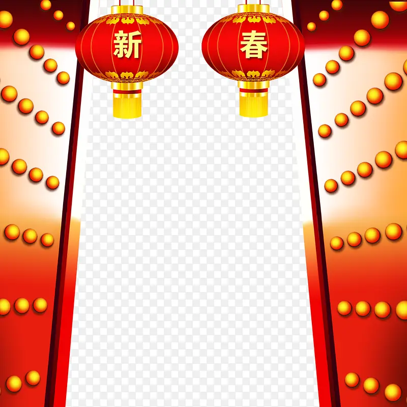 新春大门灯笼