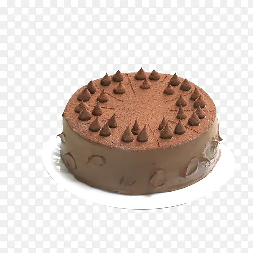 圆形巧克力蛋糕图片