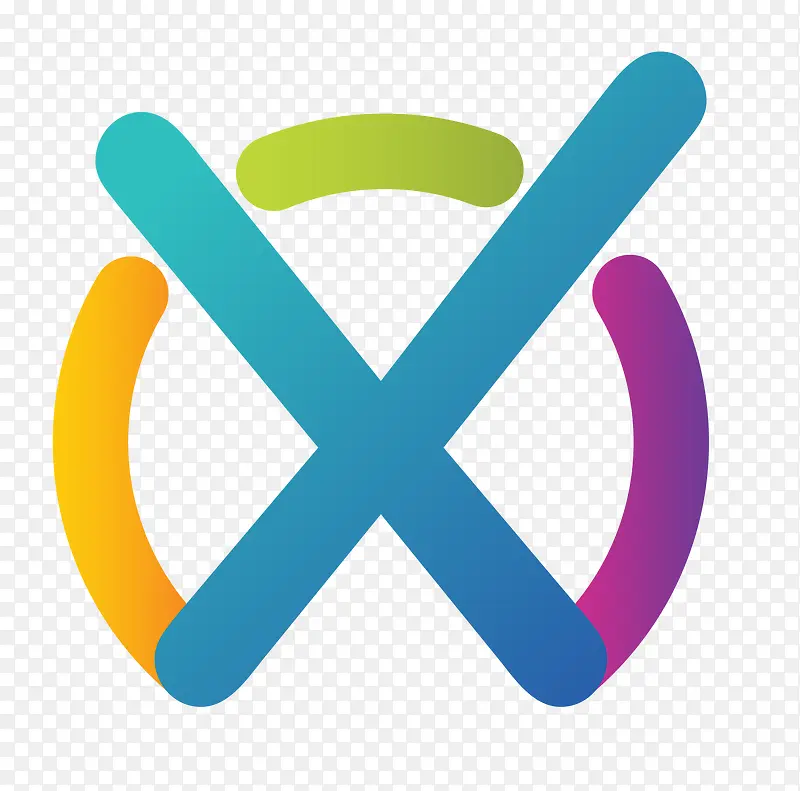 X矢量商标LOGO设计