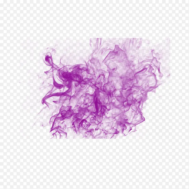 漂浮素材漂浮紫烟