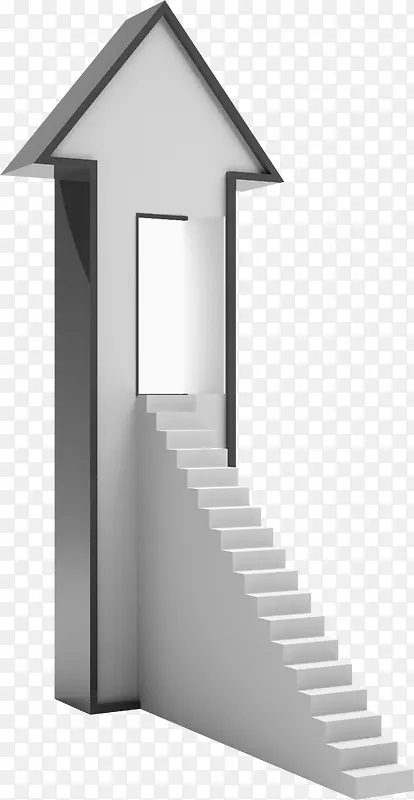灰色创意楼梯建筑物
