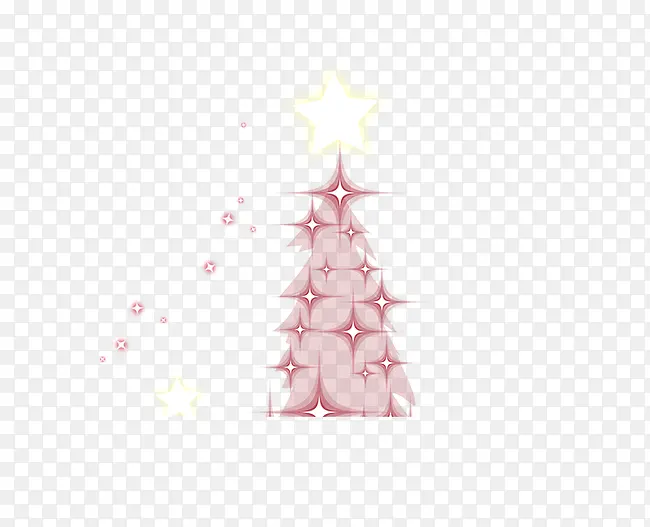 闪光圣诞树
