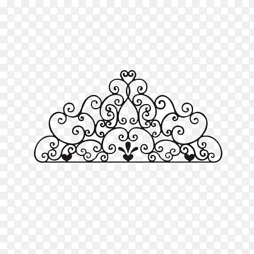 皇冠形状装饰