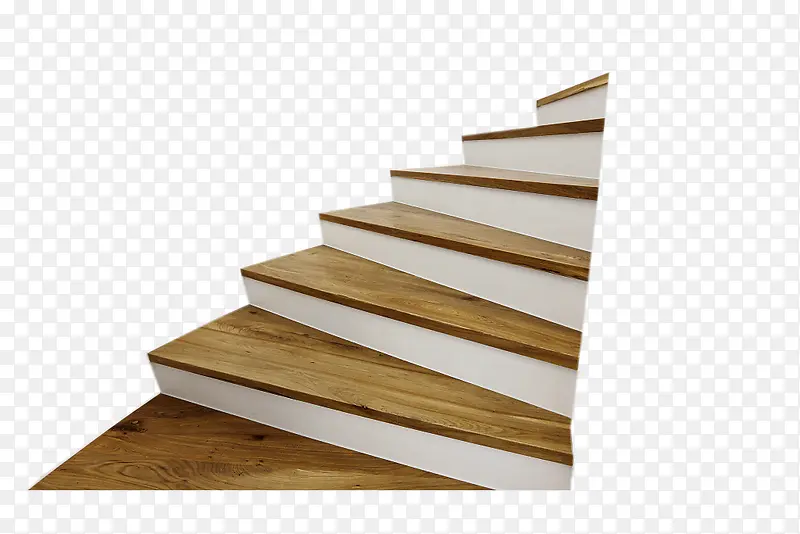装饰插图楼梯间木质台阶