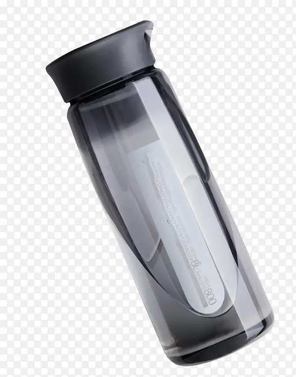 浅灰色透明塑料杯