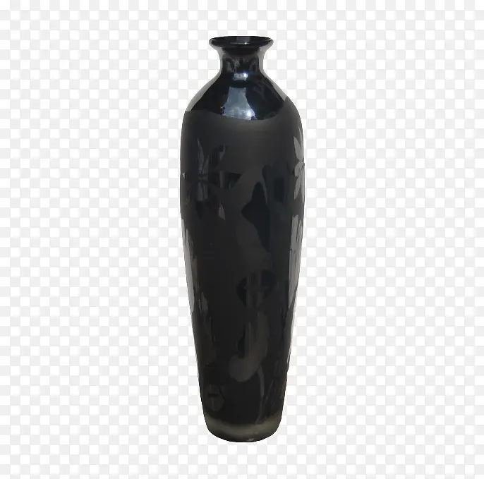 黑色小颈瓷瓶