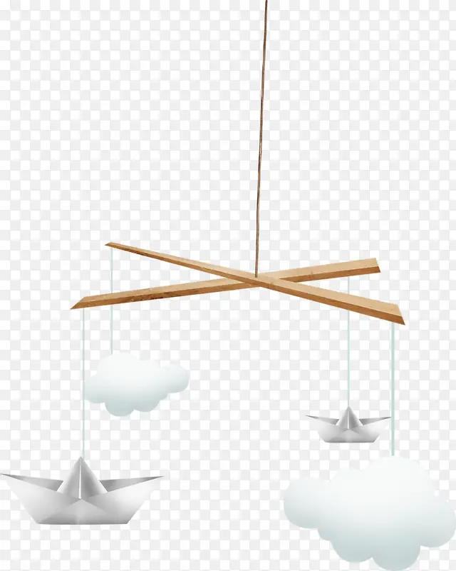 云朵纸船
