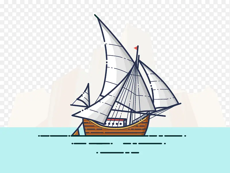 小帆船