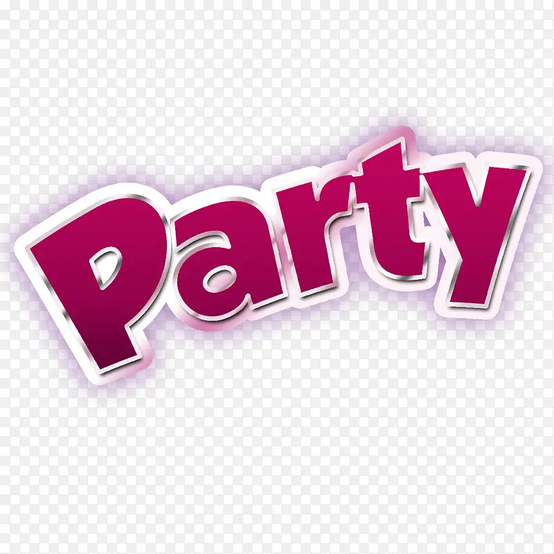 各种party活动通用英文版字体