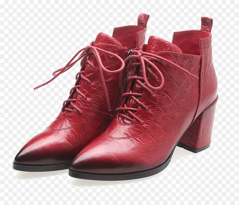 红色皮鞋