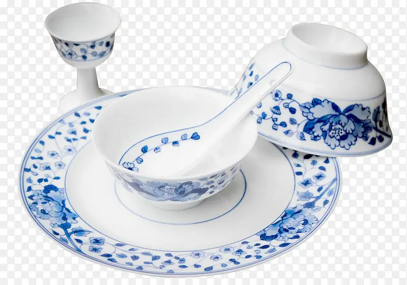 中国风青花瓷勺子艺术餐具