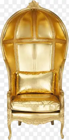 手绘金色椅子家具装饰