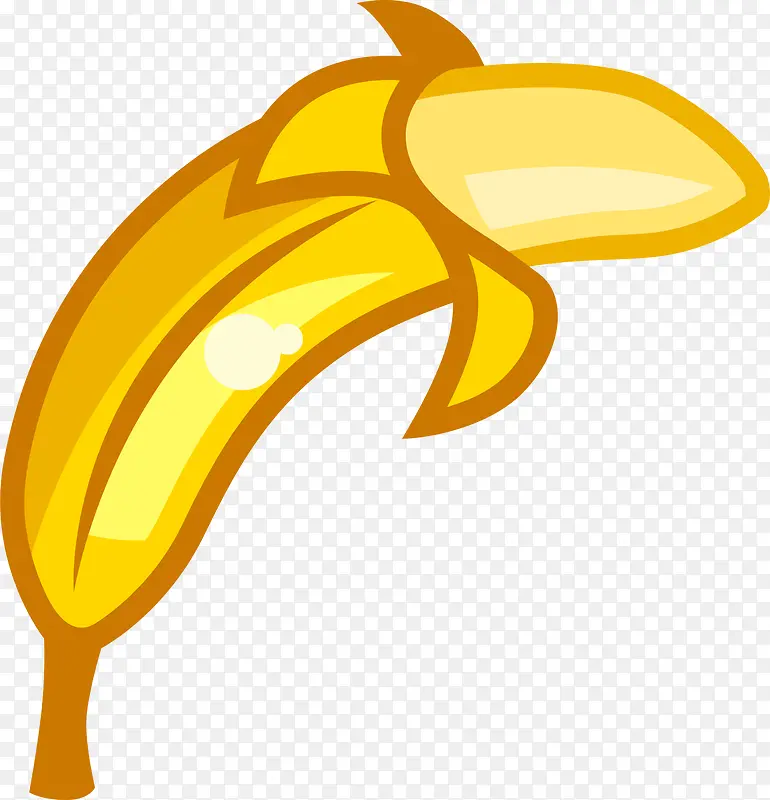 黄色卡通香蕉