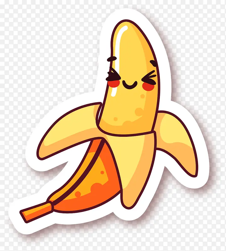 黄色香蕉表情